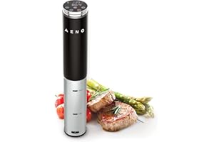 AENO Sous Vide 1200W Roner Cucina a Bassa Temperatura Slow Cooker Circolatore Termico Cottura Bassa Temperatura Touch Display LCD Ricettario Elettronico Silenzioso e Potente IPX7