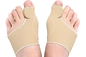 GLQSLQ 1 Paar Hallux Valgus Korrektur, Hallux Valgus Schiene, mit Silikonpads Hallux Valgus Bandage, Bunion Corrector, Zehenspreizer Socken, für Damen hammerzehen Korrektur und Schutz