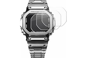 brotect Pellicola Protettiva Vetro per Casio G-Shock GMW-B5000D-1ER Protezione Schermo (3 Pezzi) [Durezza Estrema 9H, Chiaro]