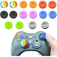 8 Coprigommini Per Joystick PS4 PS5 - Antiscivolo, Ergonomici, Colorati - Multicolore - Foto 4