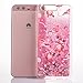 Produktbild Huawei P10 Hülle Glitzer, LuckyW TPU Silicone Transparent Handyhülle für Huawei P10 3D Bling Glitter Glitzer Flowing Fließend Liquid Flüssig Shinny Moving Star Floating Trend Schwimmend Treibend Stern Quicksand Sparkle Crystal Kristall Tasche Flexible Kratzer Stoßfest Scratch-Resistant Shockproof Etui Bumper Case Cover - Flamingo