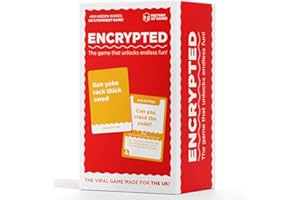 Factory of Games Encrypted Party Game, 16+, 2-20 Players, UK Edition, 400 Cards Including UK Culture Category