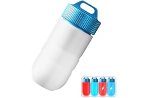 Genwiss Dive Light, Marker Lights for Scuba Diving, Diving Flashlight with Button Batteries, Mini Scuba Tank Waterproof Flashlight for 100M, Portable for Scuba Diving, Snorkeling and Water Sports