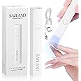 SAVILAND U V Light for Nails ââ‚¬â€œ Handheld U V Lamp for Gel Nails LED Nail Lamp Portable Mini Nail Dryer for Curing Gel Polish Nail Glue Gel USB Nail Art Flashlight for Home DIY Manicure Nail Art