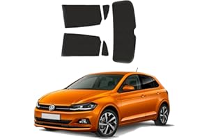 Generico Pellicole Oscuramento Vetri Auto Pre Tagliate a Misura Ricambio Compatibile con Volkswagen Polo 5p dal 2017 a Oggi LOLLOMOTO (20% Scura)