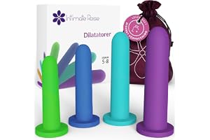 Intimate Rose Vaginaldilatorer Set Storlek 5–8 – Medicinsk Silikon Dilator för Kvinnor