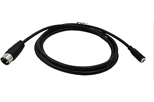 zdyCGTime 3,5 mm (1/8in) TRS Stereo Buchse auf 5-Pin DIN Stecker Professional Premium Audio Adapter für Bang & Olufsen, Naim, Quad... Stereo Systeme < 1,5 >