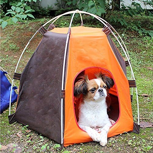 Pet Tent Dog Cat Outdoor Indoor House Bed Folding Portable Waterproof Small Animals Shelter