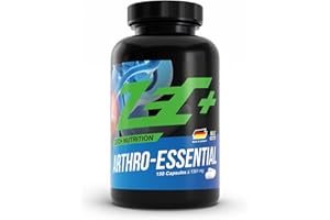 ‎ZEC+ Zec+ Nutrition Arthro Essential – 150 Kapseln mit Glucosamin, Chondroitin, MSM & Weihrauch Extrakt, Nahrungsergänzung bei körperlicher Belastung durch intensive Sportarten