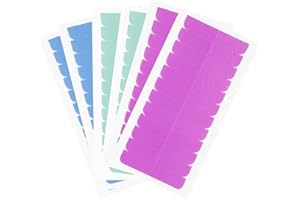 LARFRAECY Six sheets of 144 double-sided hair extensions, strip wig extension film weave hair repair blue adhesive bio-tape non-trace waterproof perspirant double sided wig tape,Hair Extension Tape Tabs