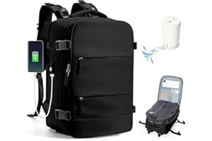 BJLFS Zaino Ryanair 40x30x20 Donna Zaino da Viaggio aereo Bagaglio a mano 40x30x20 Sottovuoto con porta scarpe Borse da Cabina per Wizzair Zaini Casual impermeabile per laptop da 14 pollici