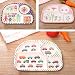 Kids Toddler Divided Plates/ Baby Feeding Utensils/ Tableware Sets