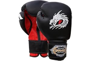 Farabi Sports Boxing Gloves Men & Women Muay Thai Gloves 8-oz 10-oz 12-oz 14-oz 16-oz Kickboxing Gloves for Boxing, Punching Bag, MMA, Muay Thai and Training