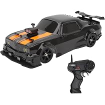 Auto RC Drift 1:24 45 Km/h – Trazione Integrale, 2.4GHz, Fari LED, 4 Gomme Extra – Regalo Per Bambini E Adulti - 6