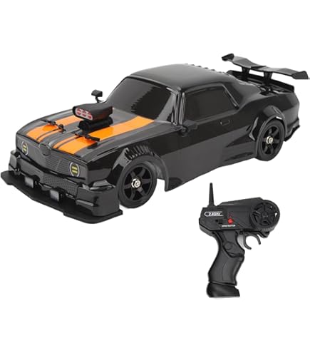 1:16 RC Drift Auto, 25KM/H 2.4G 4WD High Speed RC Auto's voor Kinderen, met LED-verlichting, Extra Banden, Drift RC Auto's voor Volwassenen jn | NL