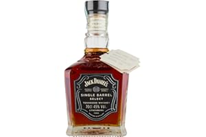 JACK DANIEL'S Jack Daniel’s Single Barrel Select 70cl - Whiskey speziato invecchiato in botti di rovere. 45% vol.