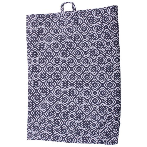 Minene Poncho Nursing Shawl (Navy with Flowers)