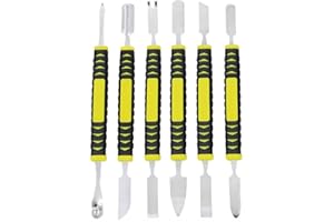 Bkinsety Metal Crowbar 6-Piece Set Kit de herramientas de reparación de productos electrónicos para teléfonos móvilesDesktop Computer Gafas graduadas Dispositivo electrónico Teléfonos móviles