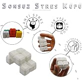 Stres K&uuml;p&uuml; Sonsuz K&uuml;p Fidget Popit (beyaz)