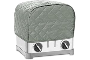 BOCZIF Housse Anti-Poussière pour Grille-Pain à 2 Tranches - Protection pour Petits Appareils de Cuisine - Compatible avec la Plupart des Grille-Pain Standard