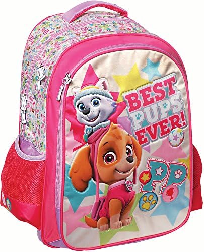 FactoryCR - Oval Girl Paw Patrol Backpack 46.5 x 30 x 14 cm Children, Multi-Colour, 30 x 46.5 x 14 cm (334-18031)
