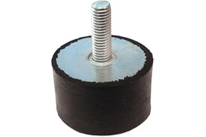 L&S ENGINEERS Rubber Foot 50 x 30mm x M10 Stud Fits JCB Beaverpack - Replaces: 929/14905
