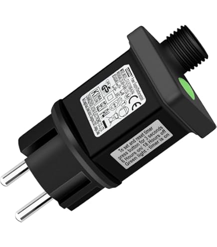 12V 2A Lichterkette Netzteil IP44 - Wasserdichter Trafo Für Weihnachtsbeleuchtung