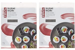 Bowltiful Sushi Nori Seaweed 11 g (Pack of 2, Total 10 Sheets)