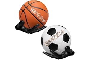 HORREX Support Ballon Foot Support Ballon Basket Support Mural pour Basket-Ball Supports Muraux pour Balles en Forme de Main Support de Ballon Support de Rangement pour Basket-Ball Support Mural