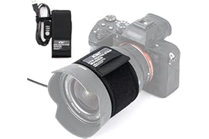 KIWIFOTOS Ogrzewacz do obiektywu, taśma grzewcza rosy z regulatorem temperatury do uniwersalnego obiektywu aparatu, teleskopów, okularów, ogrzewania, usuwania rosy, podgrzewacz obiektywu