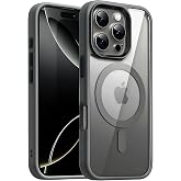 Minesk iPhone 17 i&ccedil;in SUPER-CRYSTAL Magsafe ile Uyumlu Kılıf Arkası Kristal Berraklığında Cam G&ouml;r&uuml;n&uuml;m Kenarları Darbe Emici S