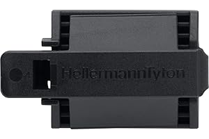 HellermannTyton - 25 Clips mit Abdeckungen für Kabel 25x31mm