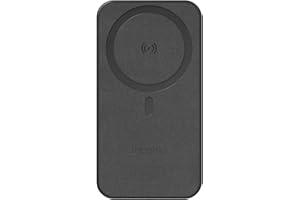 ZAGG mophie Snap+ Powerstation Stand, Batterie sans Fil magnétique et Portable, Compatible avec MagSafe, Batterie Interne 10 000 mAh, Noir