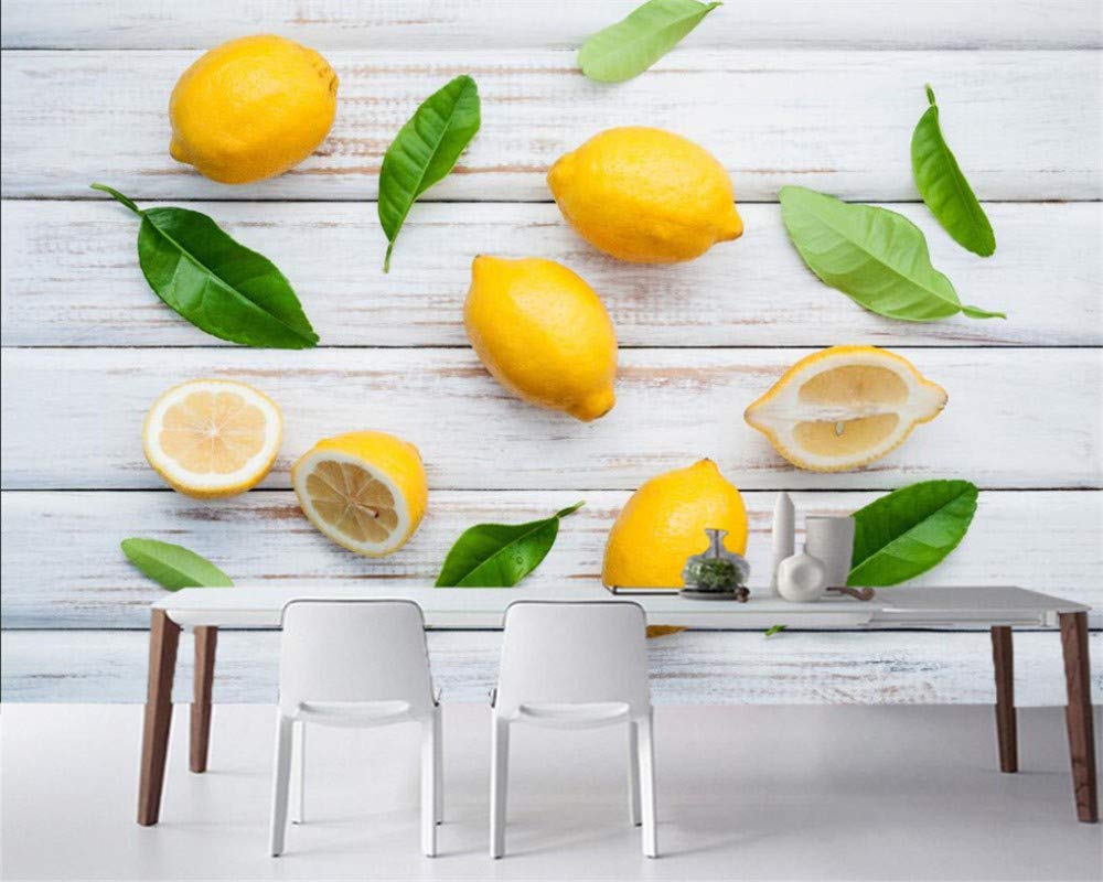 Carta Da Parati Foto Di Cibo Di Limoni Frutta Foglia Carta Da Parati 3d Murale Per Soggiorno Carta Da Parati Cucina Casame
