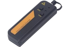 PENRUX Optischer Glasfaser-Fehlerorter, 20 Km VFL-Rotlichtstift mit 2,5-mm-Universalanschluss, Tragbarer Glasfaserquellentester mit Aufbewahrungstasche, Adapt FC SC ST-Schnittstelle