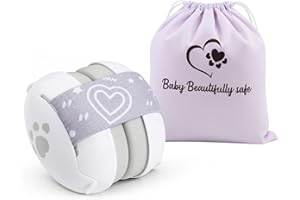 YAZOMA Baby Ear Defenders 0-36 Months - 2-in-1 Baby Noise Cancelling Headphones - CE & UKCA Certified