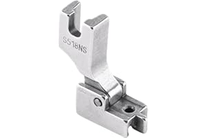 HEEPDD Pie de Cremallera Invisible, máquina de Coser Prensatelas de Cremallera Invisible Pies de máquina de Coser Industrial Pie prensatelas Reemplazo de pie prensatelas de Cama Plana Industrial (S518NS)