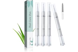 FITBITOP 4 Stück Nail Care Pen, Nagelpilz Stift Nail Care Pen nagelpilz behandlung schnell intensiv Für gepflegte Fingernägel & Fußnägel Mit Teebaumöl, Vitamin E & Aloe Vera