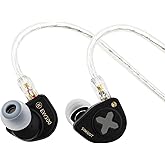 Linsoul SIMGOT EW300 1DD+1Planar+1PZT Hibrit S&uuml;r&uuml;c&uuml;l&uuml; Kulak İ&ccedil;i Monit&ouml;r, Kablolu Kulaklık IEM, &Ccedil;ıkarılabilir Nozullu Oyun Kul