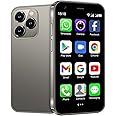 SOYES XS15 3G Mini Smartphone, 3-inch Touchscreen, Dual SIM, 2GB RAM, 16GB ROM, 1000mAh, 0.3MP + 2MP Camera, Android 8.1, Ultra Slim, Titanium Gray