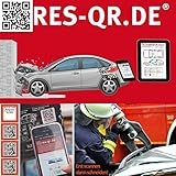 Nachrüstsatz besteht aus 3 QR-Code-Etiketten in hochwertiger Industriequalität und einer Hinweisplakette für die Windschutzscheibe