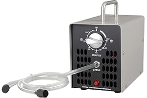 ECO-DE ECODE® Générateur d'Ozone Purificateur ozonateur, Purification à Air Élimination des Odeurs, Traitement air, eau, aliments, Domestique Commercial Machine Purification à Air, Minuterie Maison,Hotel