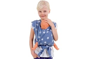 HOPPEDIZ® Écharpe porte-bébé tailles Poupées Antigua