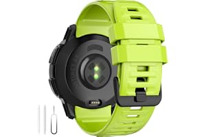 U-LIMVE Armband för Garmin Instinct 2X Solar/Tactical | Ersättningsarmband i silikon 26mm för Garmin Instinct 2X Solar/Tactic