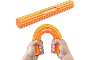 Fitense Flex Therapy Bar - Kit con Flexbar per Terapia del Gomito del Tennista, Barra di Resistenza per Gomito del Golfista, Tendiniti, Dolori a Polso e Avambraccio, Migliora la Forza di Presa