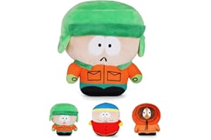 OSDUE Pluszak z postacią z kreskówki South Park, pluszowa lalka, miękka pluszowa figurka na prezent urodzinowy, dla fanów anime, dla dzieci i dorosłych, Kyle, 18 cm