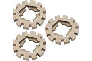 The Lord of the Tools 3 Pz Adaptador de Eje de Herramienta Oscilante de Compatible con Bosch Compatible con Fein Compatible con Multimaster Compatible con Makita Adaptador de Vástago de 25,1 X 3,1 Mm