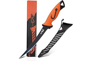 Golden Bird coltello per sfilettare pesce 19 cm 5Cr15mov coltello sfilettare pesce affilato a codolo intero coltelli giapponesi professionali con fodero