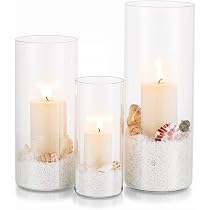 2 Cloches En Verre Transparent Pour Bougies Ou Décorations - 12,8x6,4cm, Idéal Mariage, Table, Cadeau