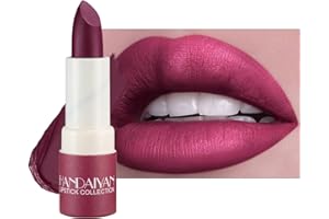 BELIKY GIRL Rouge à lèvres mat imperméable à l'eau longue durée hydratant rouge à lèvres Sexy rouge rose velours Nude rouges à lèvres femmes cosmétiques rouge à lèvres (Fuchsia)